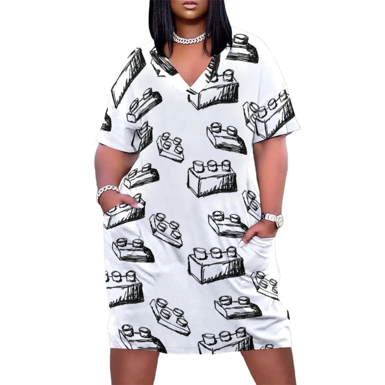 Blocs de construction robe de poche ample robe de soirée femmes robes élégantes pour femmes vente robe violette robes de soirée femmes