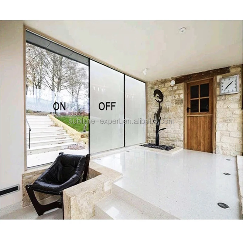 Selfadhesive Electronic Switchable Smart Film Clear Pdlc Smart Tint Pdlc Film Smart Window Film for Sliding Glass Door