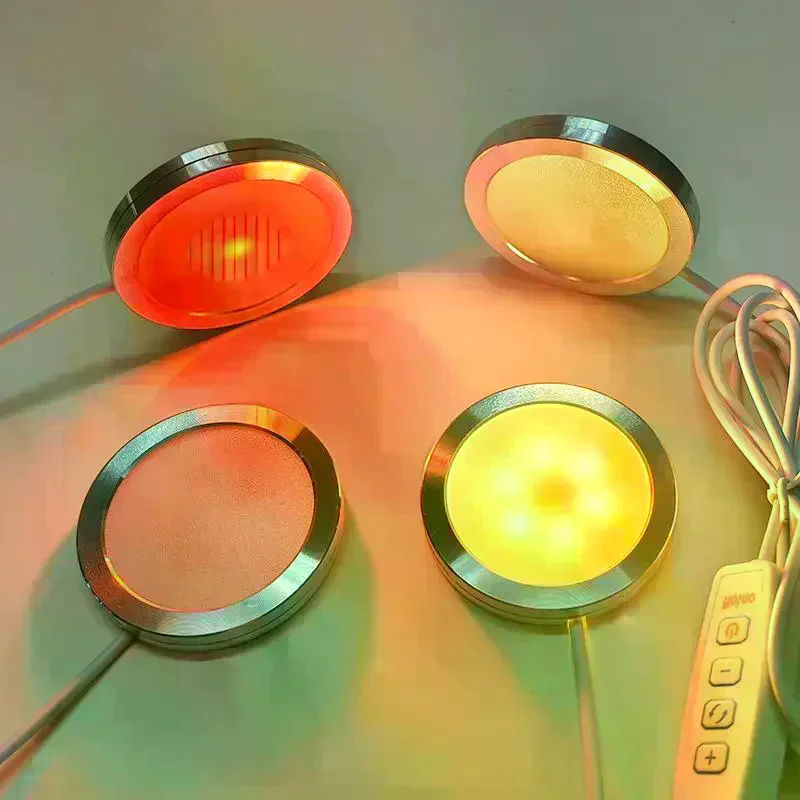 

ГОРЯЧАЯ НОВИНКА! USB-лампа круглая ультратонкая из алюминиевого сплава 5В, аксессуары для 3D-принтеров, светодиодные комплектующие для DIY-моделей, теплый белый/многоцветный свет