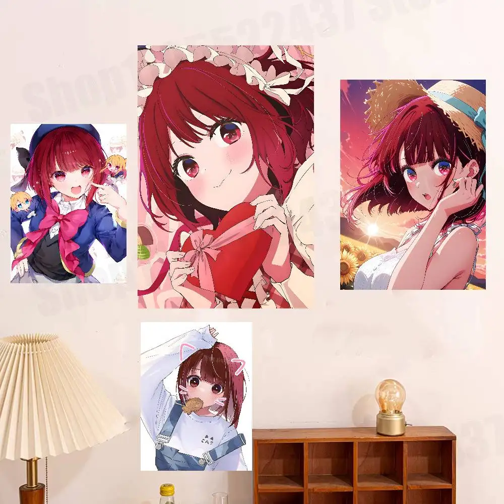 

Cartoon K-Kana A-Arima Cute Poster For Wall Prints for Living Room Bedroom Office Home Decoration Gift