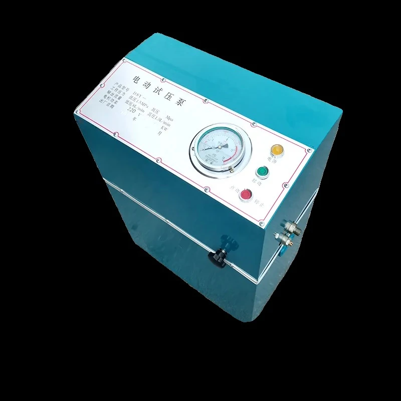 electric pressure testing pump pipeline