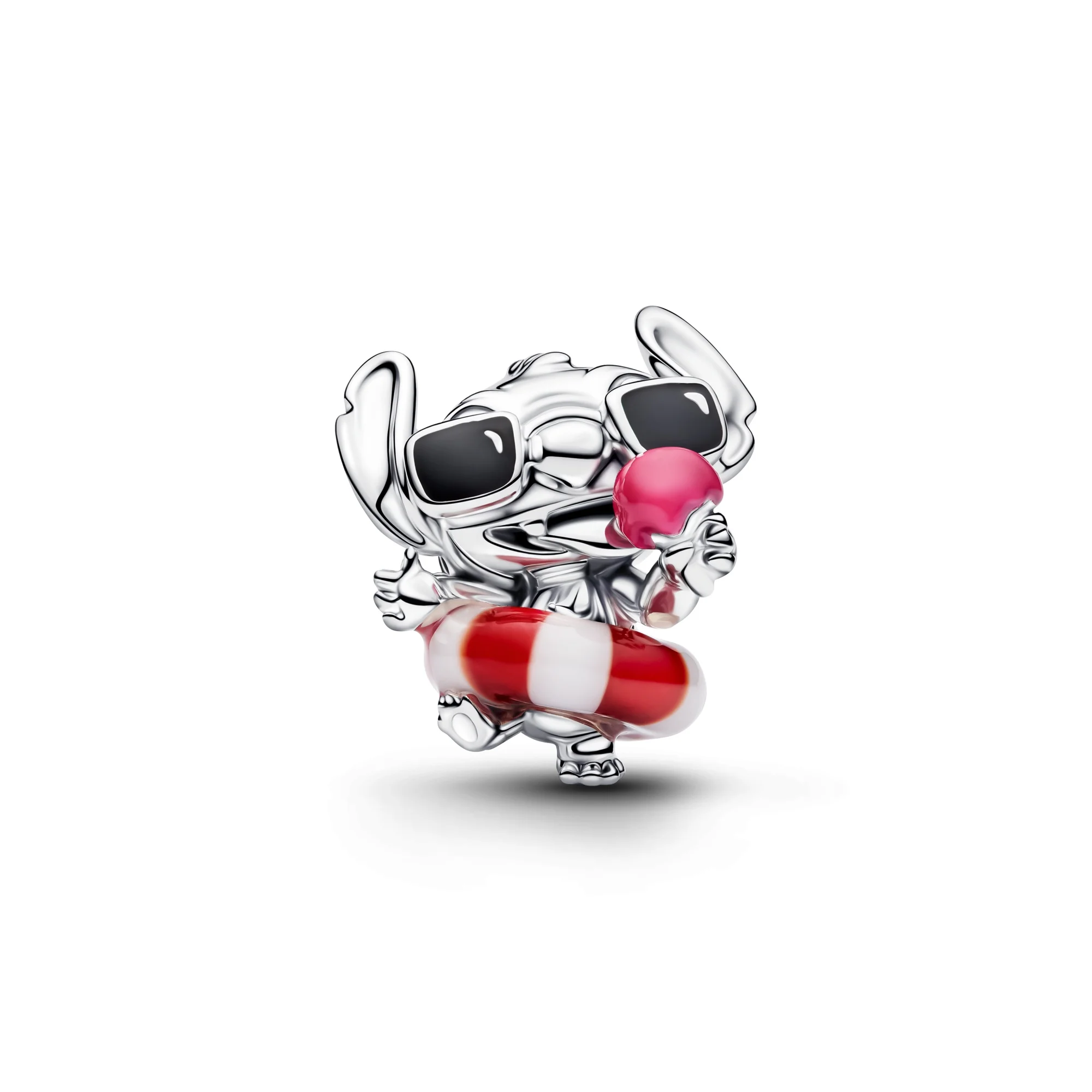 Potdemiel Disney 925 Silber Stitch Charms Anhänger Perlen Passend für 3mm Original Halskette Armband DIY Damen Geburtstagsfeier Edles Geschenk