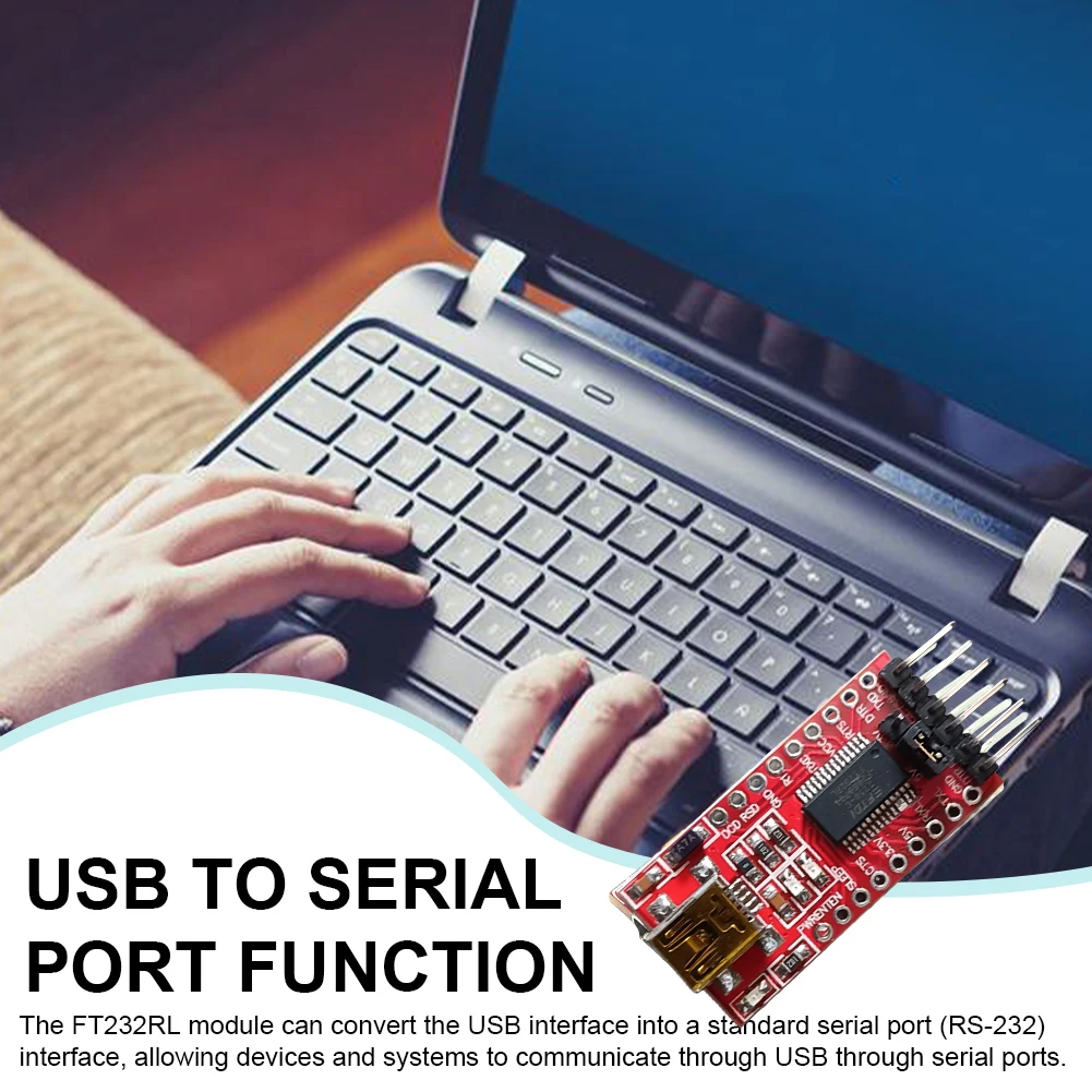 FT232RL FTDI USB To TTL Serial Adapter Module 3.3V 5.5V USB To TTL Module Mini USB To TTL Adapter Board for Arduino