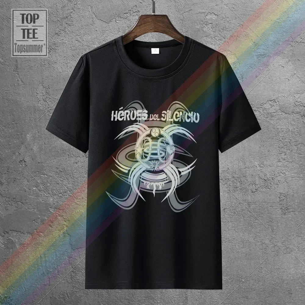 Camiseta de Héroes Del Silencio para hombre, camisa de manga corta con diseño de Héroes Del Silencio Hds, S-3Xl, Rock español, Pop latino, Bunbury, nueva moda