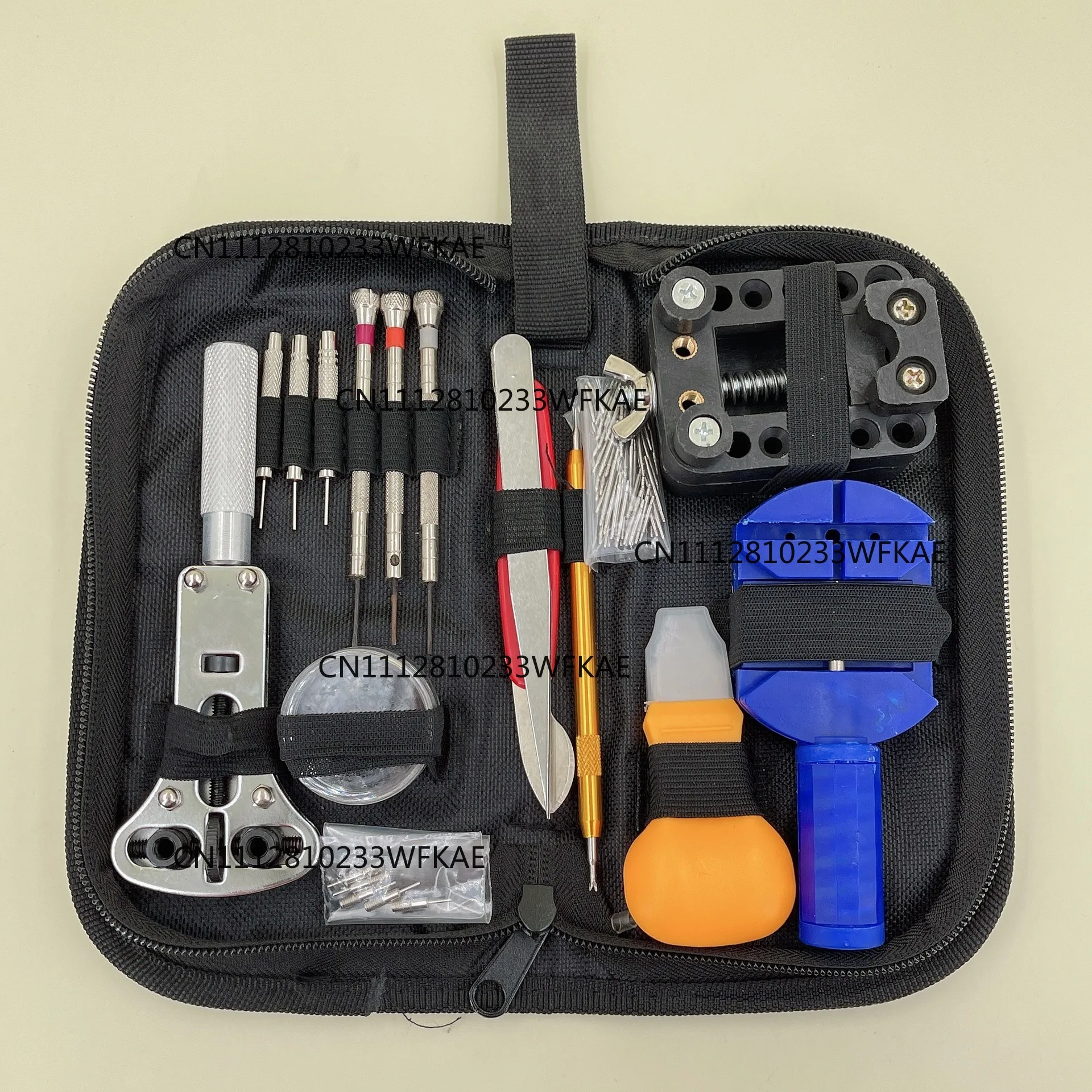 Watch repair kit 147-piece tool set, watch strap removal, bottom opener watch repair combination