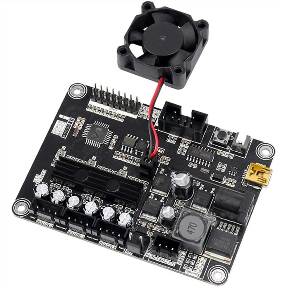 A74U 3- USB Control Board for GRBL Engraving Machine Offline Capability Customizable Power Settings Precise Spindle Speed