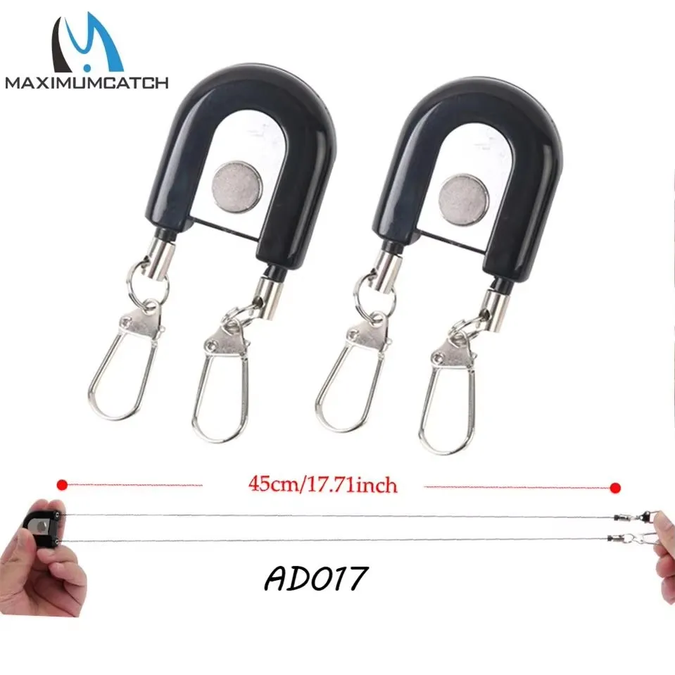 Maximumcatch Vliegvissen Zinger Retractor Clip Badge Houder Sleutelhanger Haak Koord Lijn Winder Extractor Vistuig Gereedschap