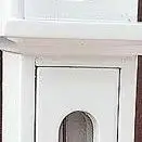 

1 шт. 1: 12 кукольный домик деревянные напольные часы и антикварный колокольчик модель миниатюрная игрушка кукольный дом ресторан сцена аксессуары