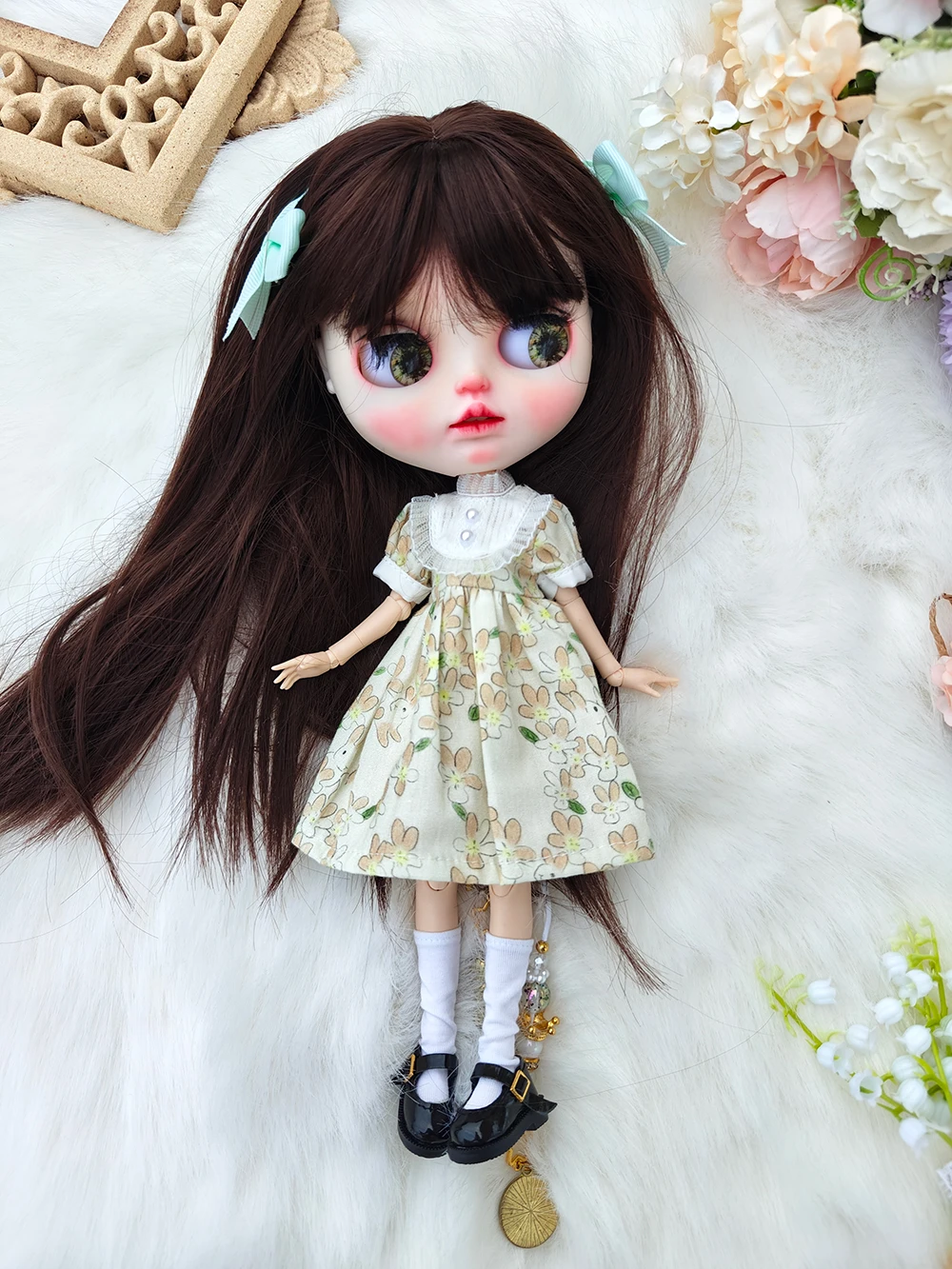 

blythe dolls clothes cute Handmade Dress for Blythe doll 28-30 cm Accessories for girls OB22 OB24 AZONE