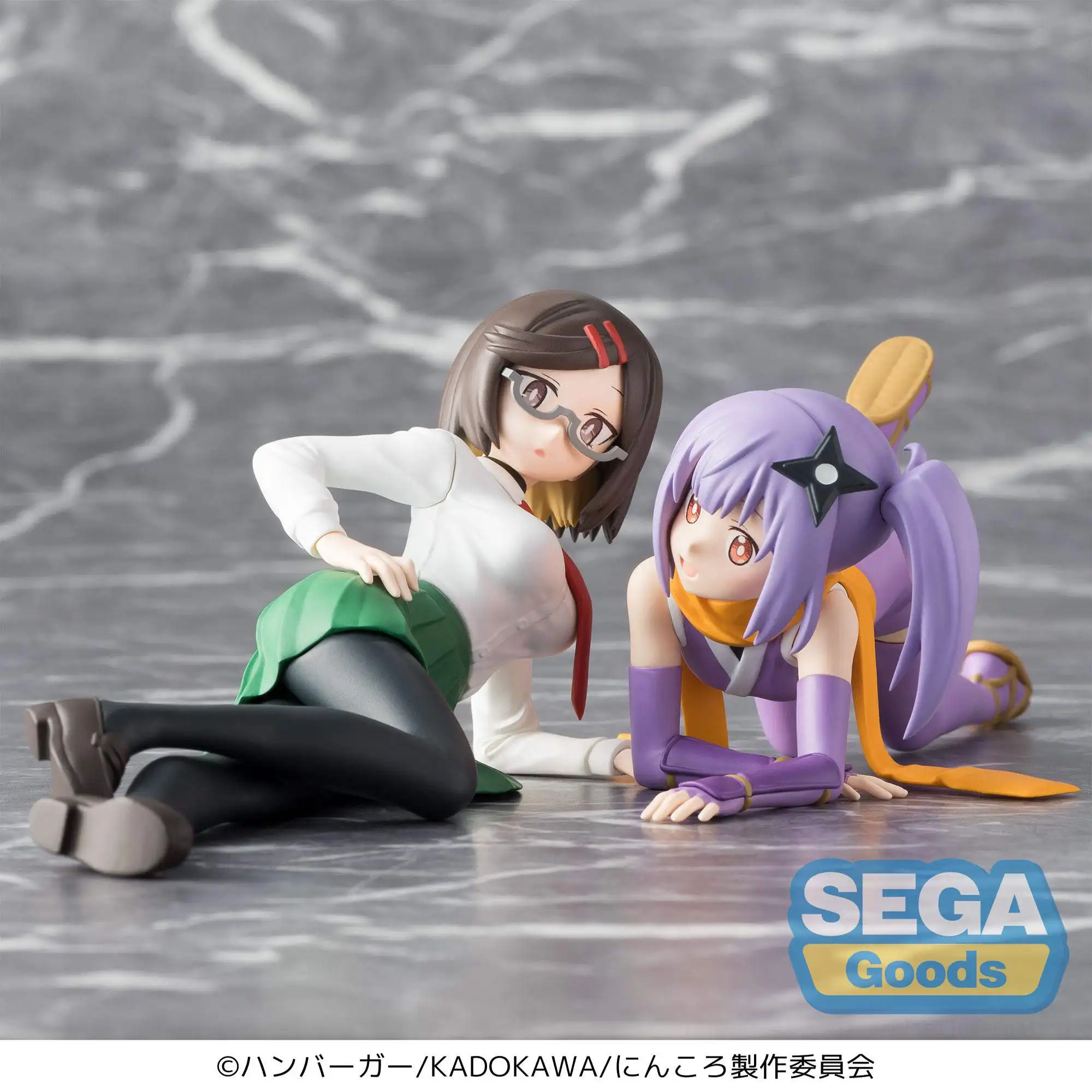 

SEGA PM A Ninja And An Assassin Under One Roof Satoko Kusagakure Konoha Koga PVC Anime Action Figures Model Collection Toy