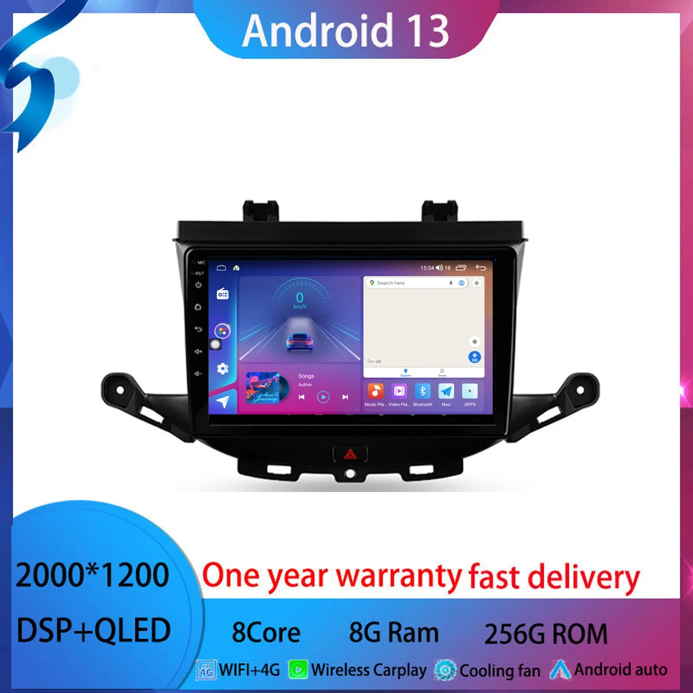 Android 13 Android Car Radio For Opel Astra H 2006 - 2014 Navigation GPS Carplay Multimedia Player Auto Stereo DVD 2 din