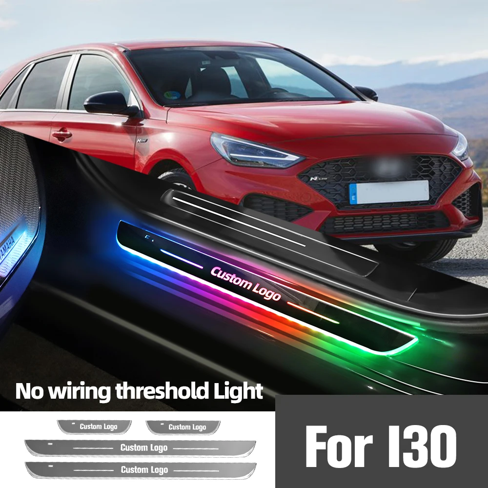 

Для Hyundai I30 2007-2023 2015 2016 2017 2018 автомобильная лампа с индивидуальным логотипом