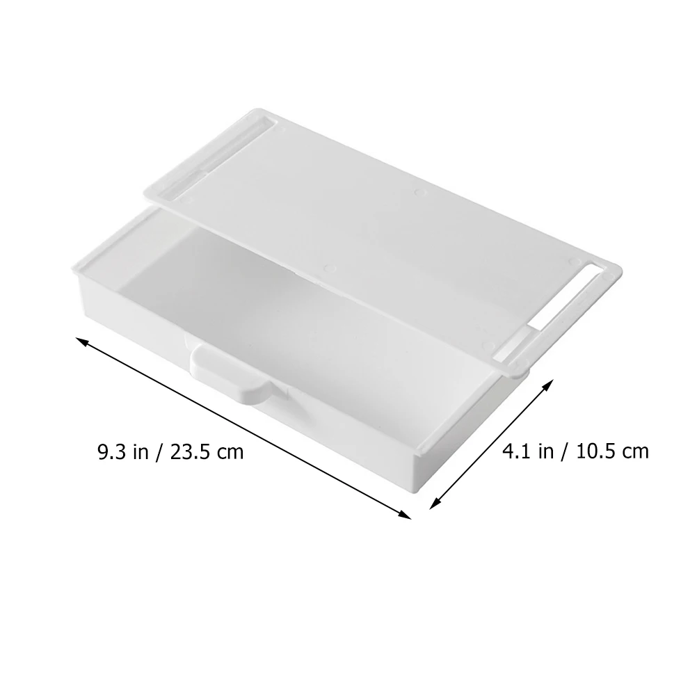 

3 Pcs Drawer Self Adhesive Under Desk Stationery Storage ganizer Desk Cabinet Under Table Drawer Partition Saving Space