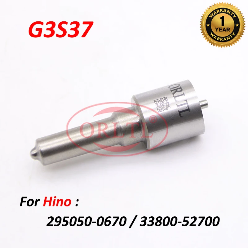 New Diesel Nozzle G3S37 Common Rail Injection Sprayer G3S37 For Hino 295050-0670 33800-52700