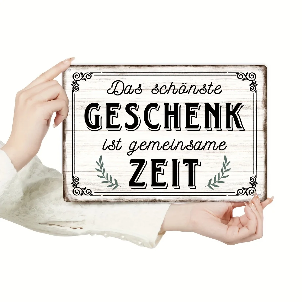 Inspiration Quotes Metal Sign, Vintage Plaque Wall Art Decor Gift for Family Friend Colleague Lover Parents, the Most Beautiful