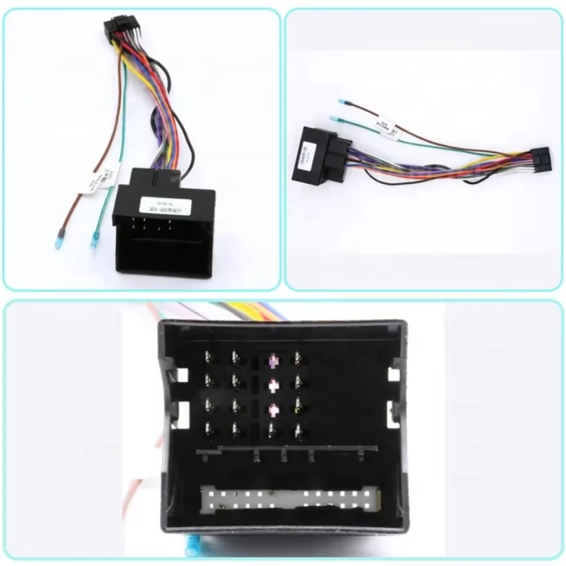 For Ford Focus MK1 1998-2004 With Car Stereo Wiring Harness Car 16 Pin Audio Wiring Harness With Canbus Box Adapter