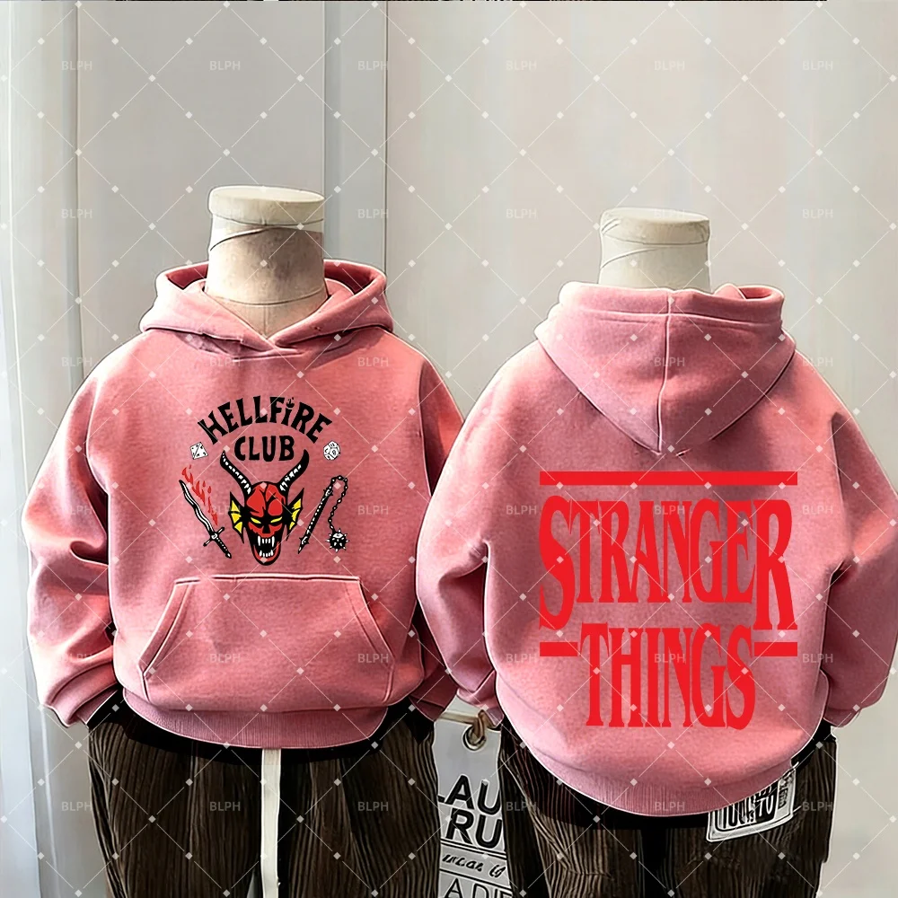 

Уникальные семейные толстовки в стиле Stranger Things, крутые толстовки с дизайном для велоспорта, для родителей и детей, для фанатов.