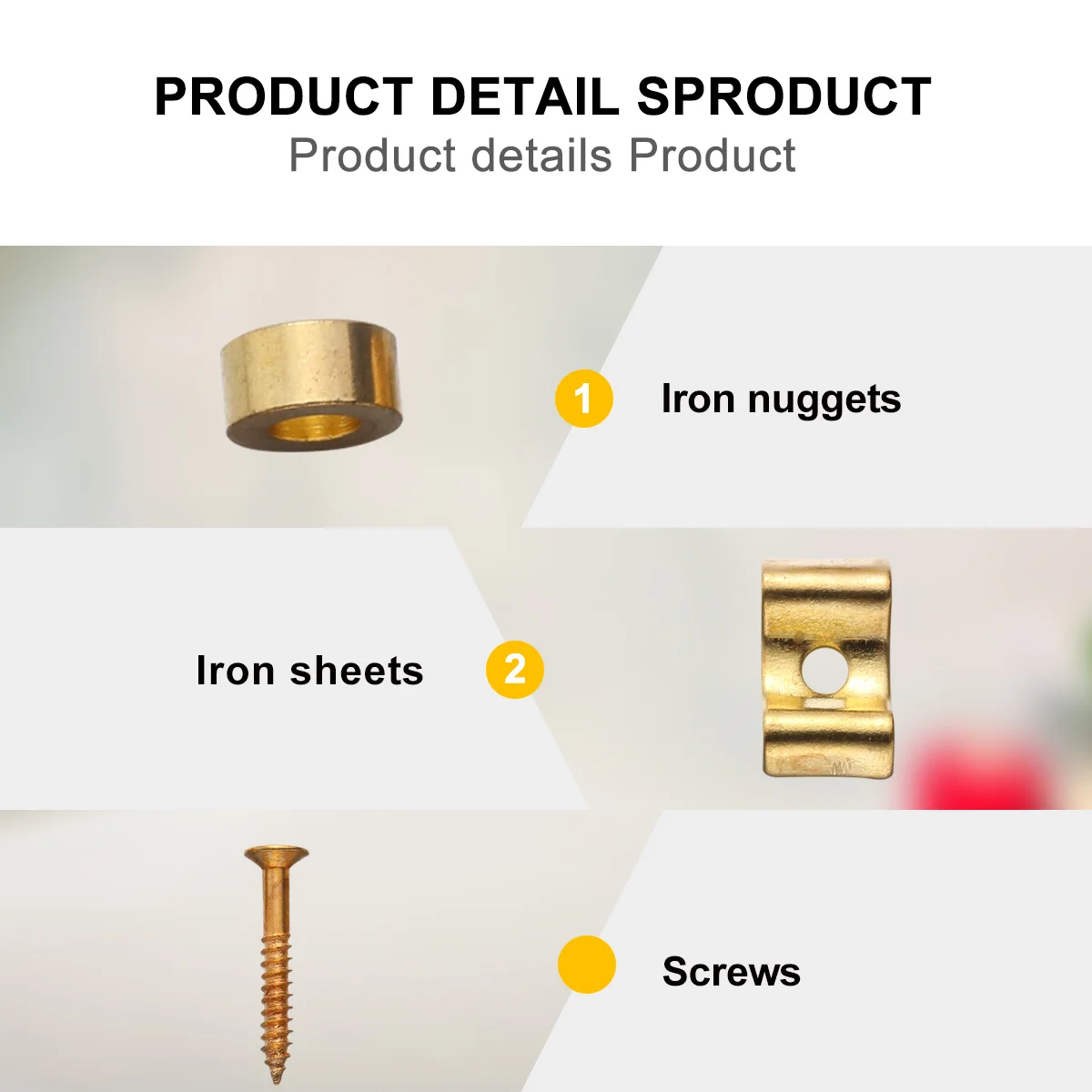 

3Sets Guitar String Guides Premium Metal Fine Workmanship Easy Install Reduce String Wear Bass Electric Guitar Head Pressure