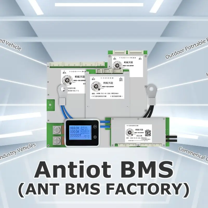 

ANT BMS 24S 380A PEAK 950A LiFePo4 BMS 4S12V 8S 24V 36V 48V 100A 150A 200A 250A 300A 500A литий-ионный аккумулятор для хранения энергии Wi-Fi