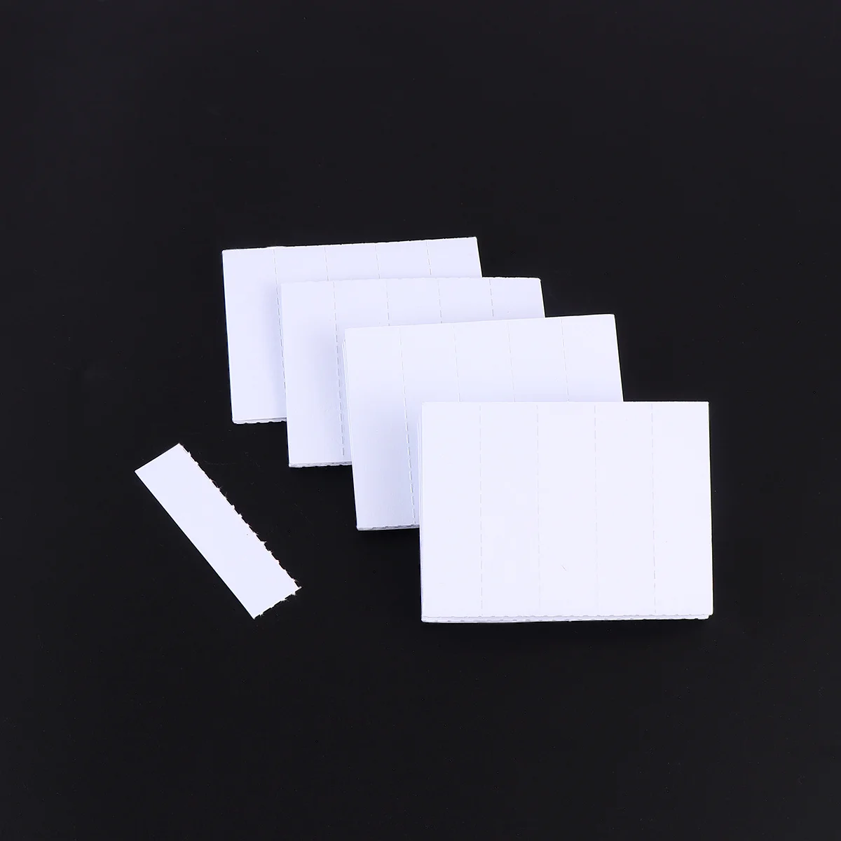 

100pcs Folder Tabs Transparent Hanging File Folder Tabs Reusable File Labels For Office School Stationery Supplies