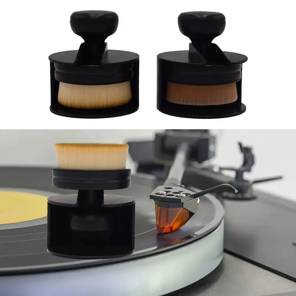 Prefessional Anti-Static For LP Vinyl Record Cleaner Brush Turntable Dust Remover ABS Handle Brush Cleaner For CD Player