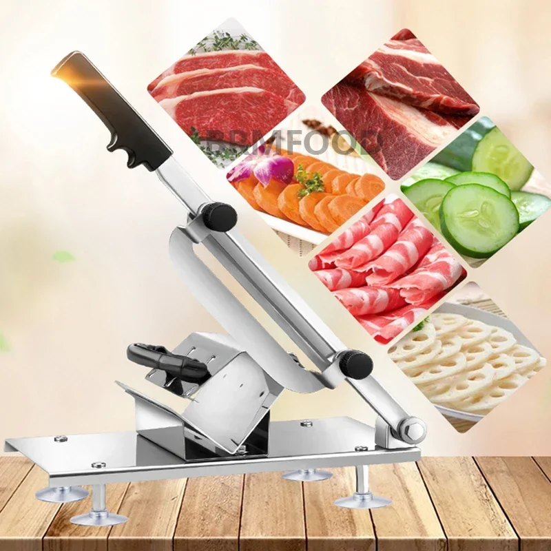 Frozen Cheese Sausage Meat Slicing Machine Stainless Steel Home Manual Small Vegetable Slicer