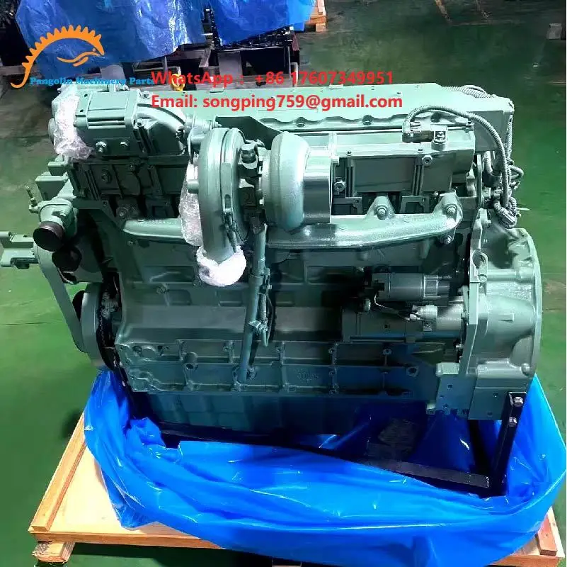 D7E 6-Cylinder Diesel Long Block Engine  7.1L Water-Cooled, Heavy Duty Industrial Power Unit