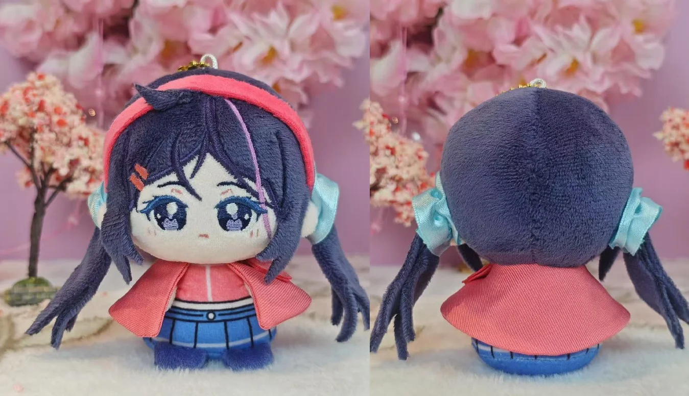 

MiSide Mita Anime Pendant Keychain Doll 10cm Cosplay with Stuffed Toy