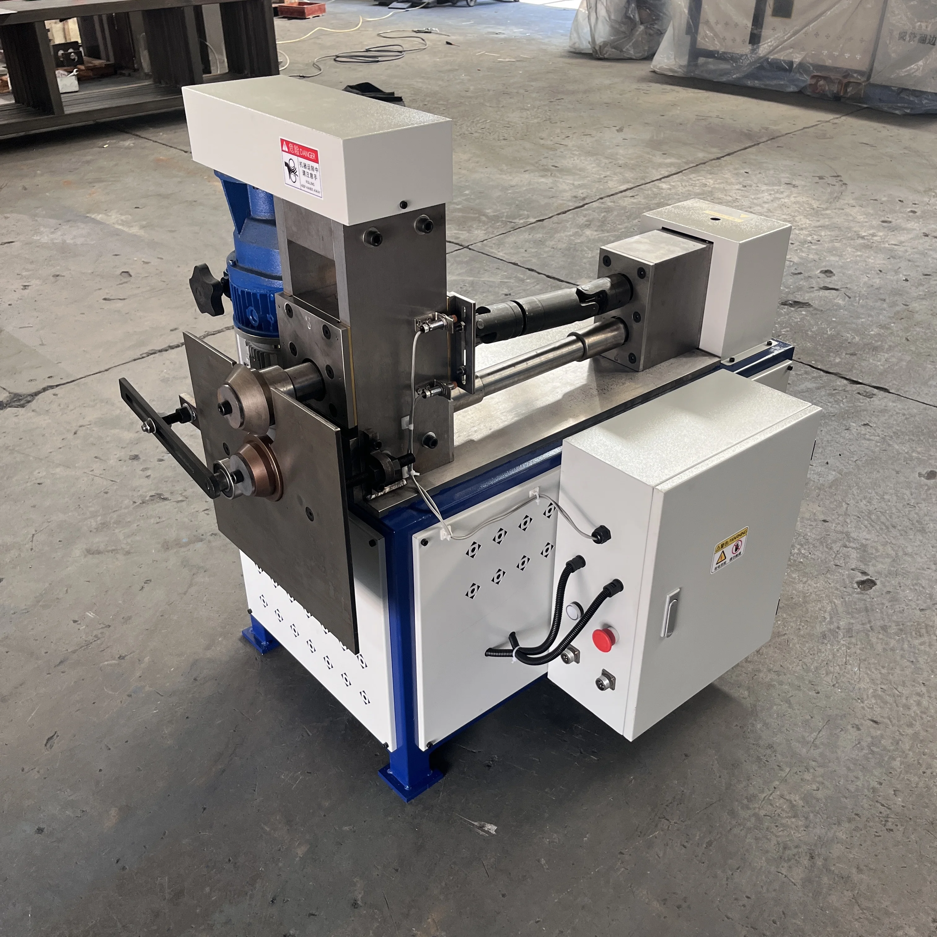HCY-3.0 Electric Rotary Beading Machine for Round Galvanized Sheet Beading
