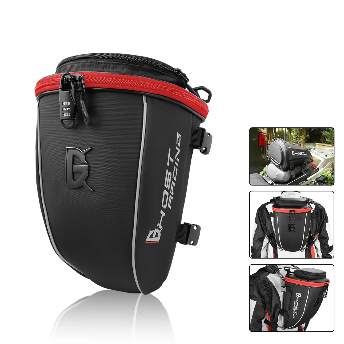 

Водонепроницаемая сумка на хвостовой бак для мотоцикла, большая вместимость, 10 л, аксессуары для хранения багажа большой емкости, рыцарское оборудование