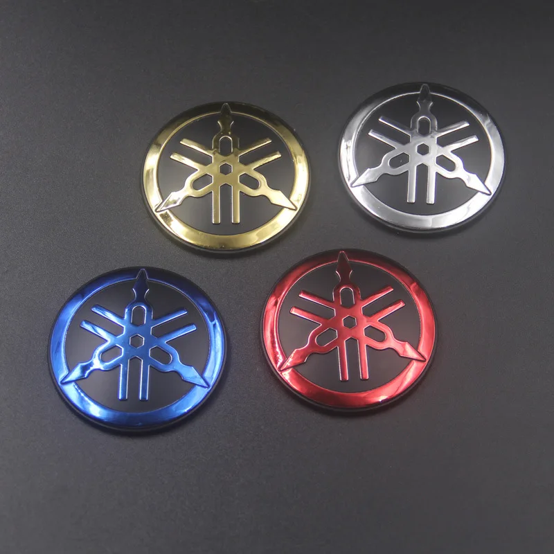 5cm Yamaha ABS Four-color Silver/gold/blue/red Cool Car Sticker