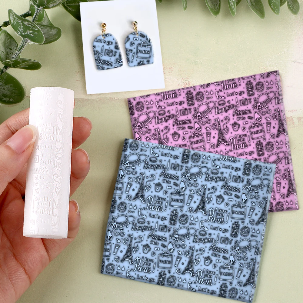 Roller Texture Polymer Clay/Vo - đánh giá và giá Jewelry Making Paris