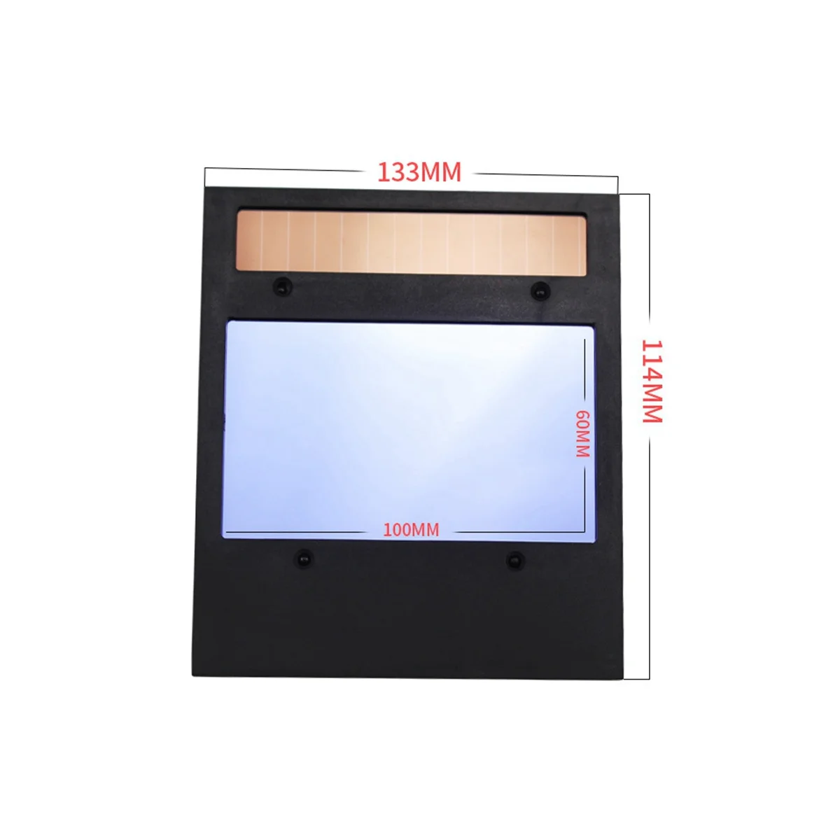 Lente di saldatura solare automatico LCD oscuramento saldatura casco filtro occhiali saldatura lente pannello filtro di ricambio