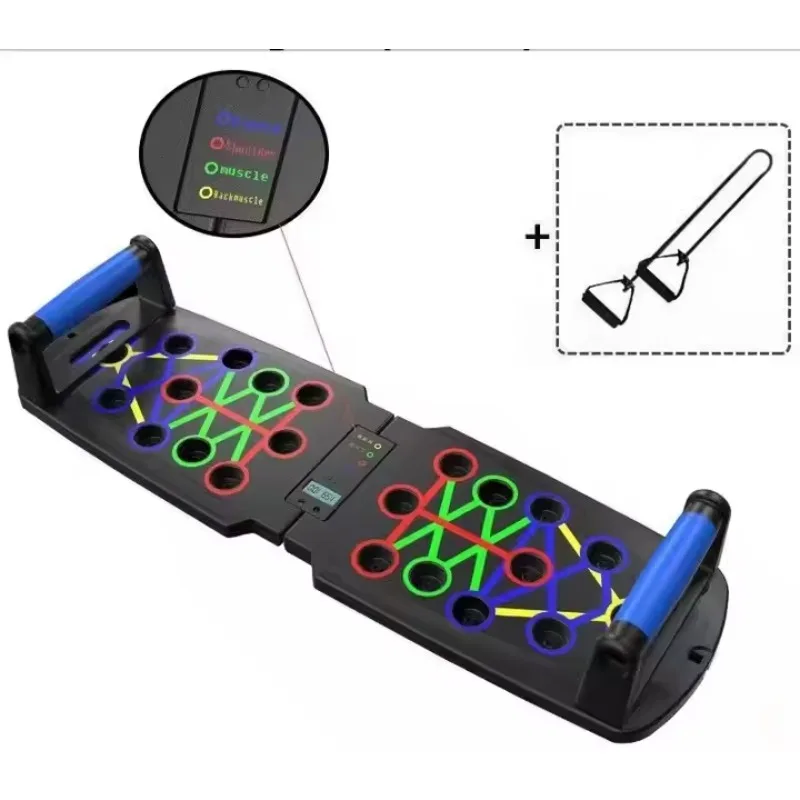 Kind Push up Multifunctional Folding Fitness Board Home Exercise Lying Support Push up Board Set