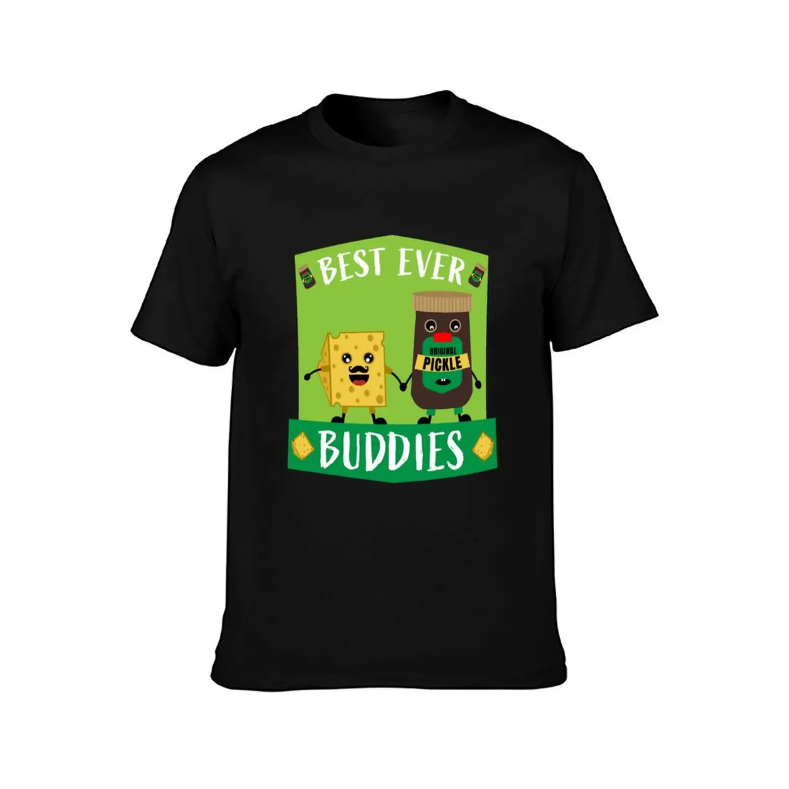 British Cheddar Cheese And Pickle Lovers -Cheesy Gifts - Foodies - British Cheese Lover T-Shirt Trendy Pattern for Men T-Shirt