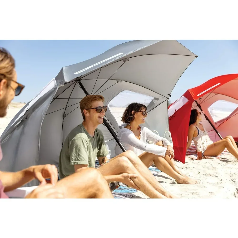 Sun Shelter, Premiere UPF 50+ Umbrella Shelter for Sun and Rain Protection (8-Foot), Rain Shelter