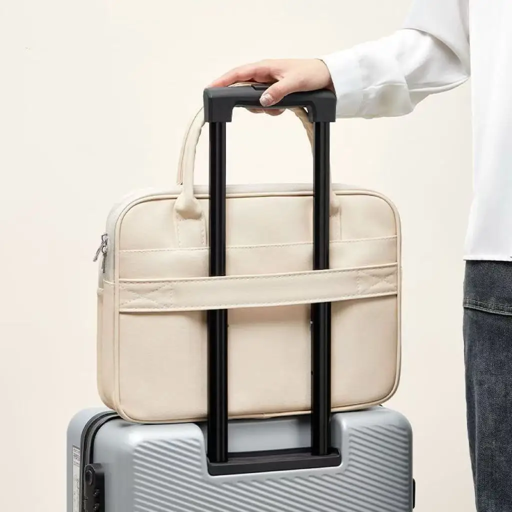 Ins однотонная минималистичная сумка для ноутбука женская MacBook Air Pro 13, 14, 15,6, 16-дюймовые портфели водонепроницаемая противоударная сумка для ноутбука