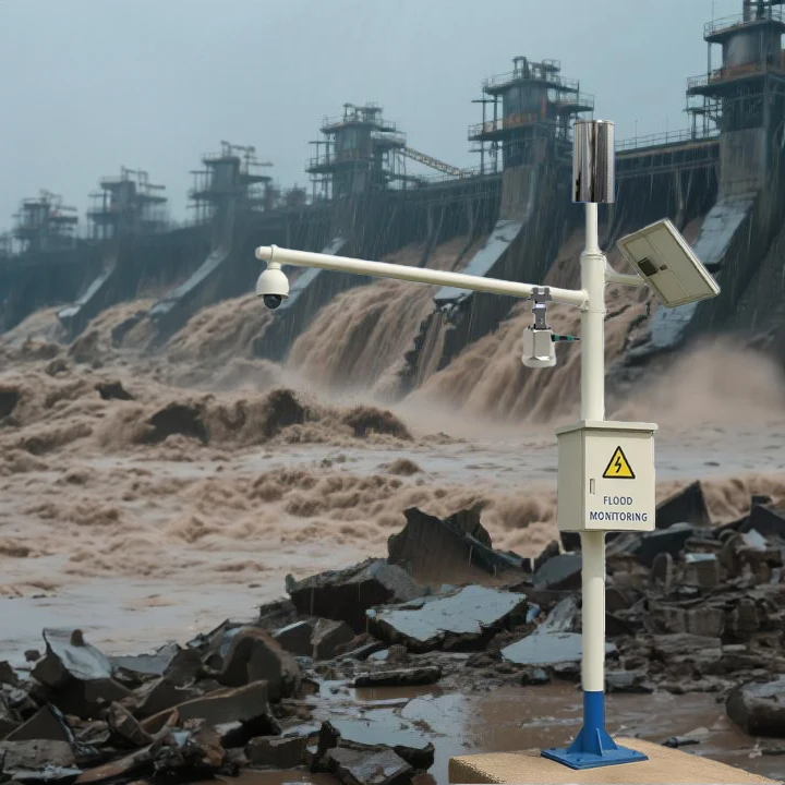 Industrial Flood Monitoring System Real Time Dam Break Alerts Chemical Spill Detection Wireless Water Level Sensors For Factorie