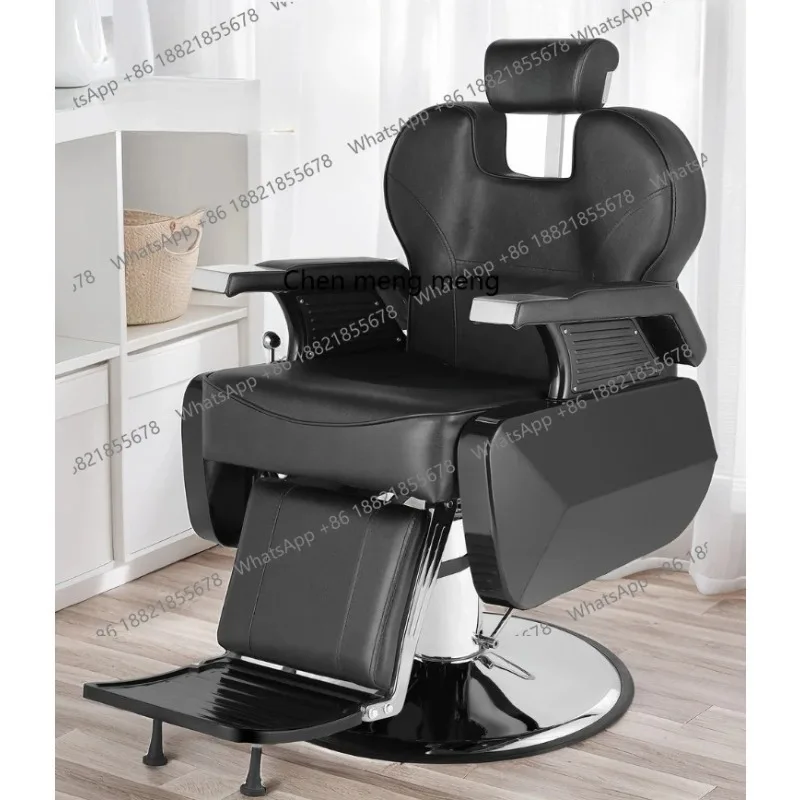 Discounts Modern minimalist beauty shop beauty chair brown men's barber chair salon hair cutting chair