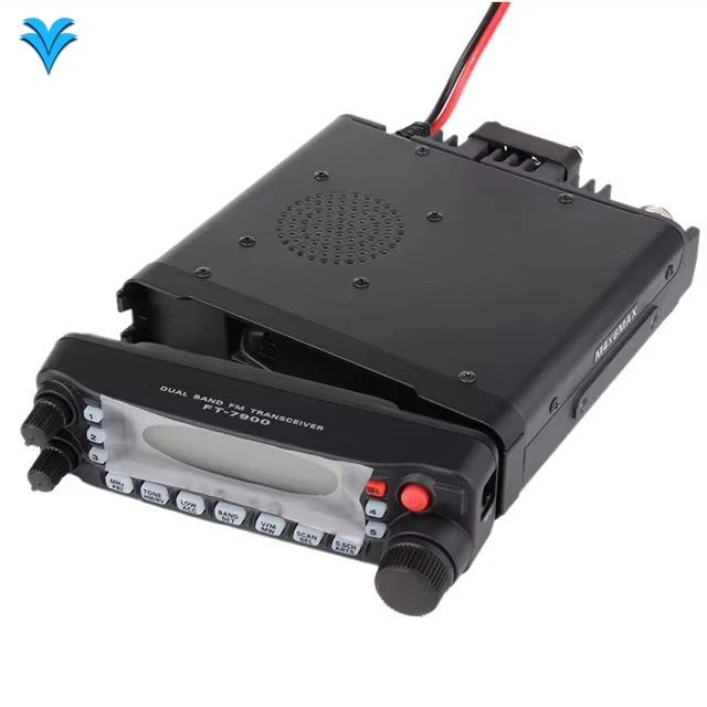 FT-7900R 50W Dual Frequency Frequency Modulation Transceiver High Power 2-meter 70cm Mobile Amateur Radio with Microphone 100km