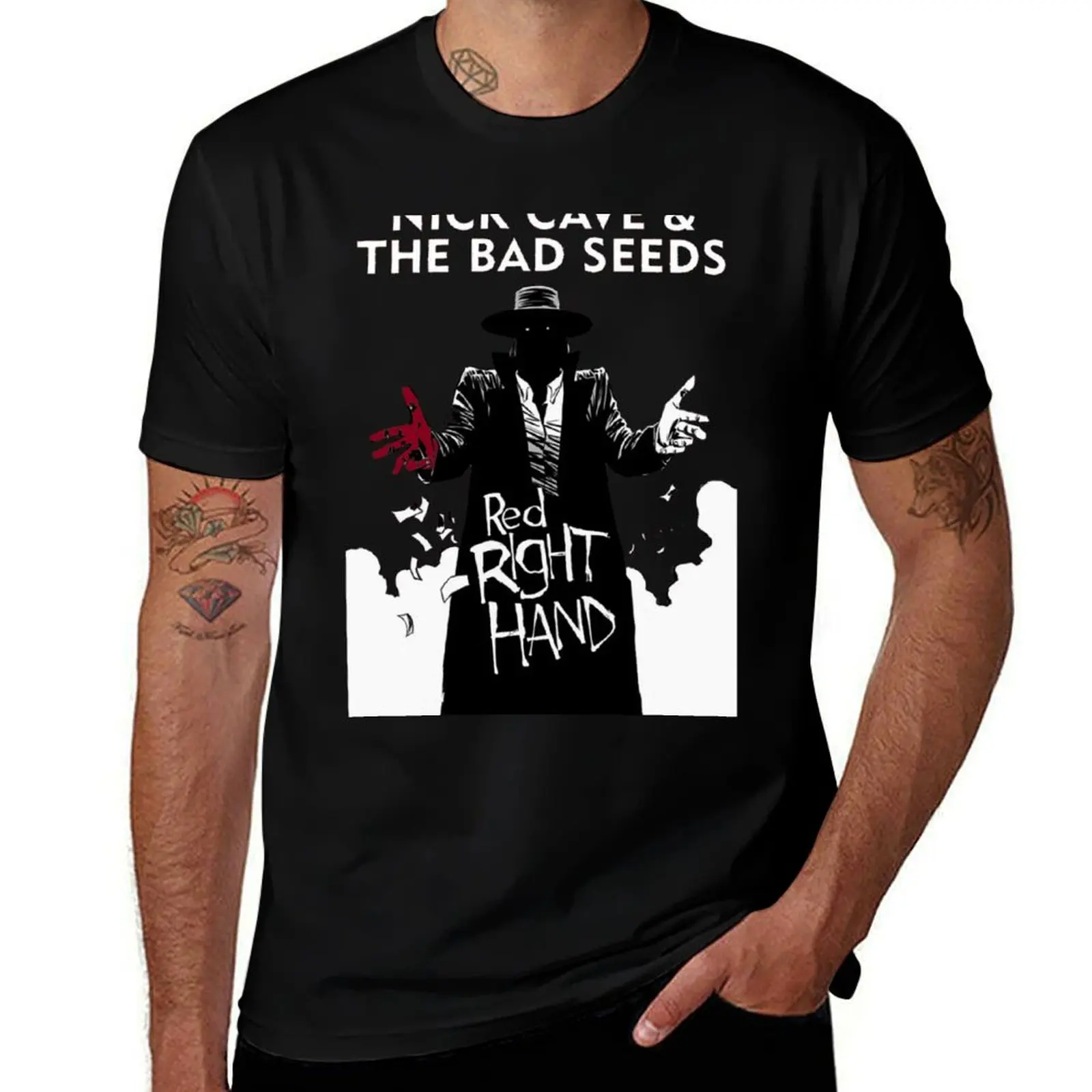 

Nick Cave and Bad Seeds R T-Shirt t shirts cotton 100% man t shirt cotton man t shirts for men T-Shirt