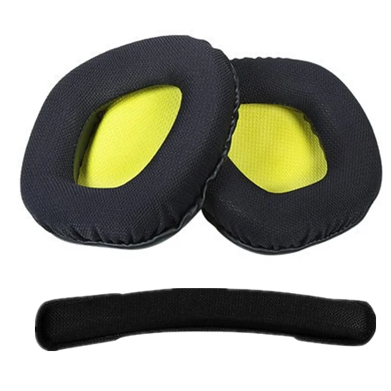 1 paio di cuscinetti auricolari per Corsair VOID PRO cuffie da gioco cuffie di ricambio Cover cuffie in Memory Foam cuffie con fascia per capelli
