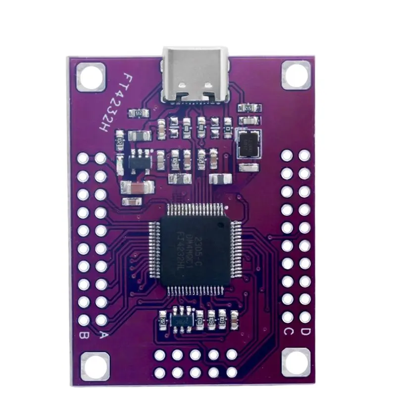 [NEW!】 Quad-Channel FT4232 USB To Serial Port Module UART/SPI I2C/JTAG/RS232/RS485/RS422 Module