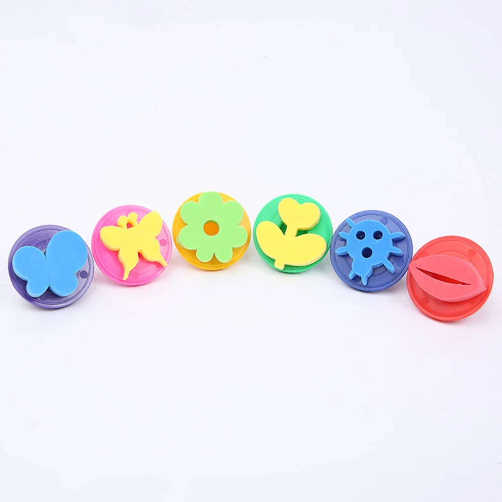 

2 Set Painting Tool Graffiti Stamp Stamper Funny Ink Taste DIY Drawing Roller Seal Tools