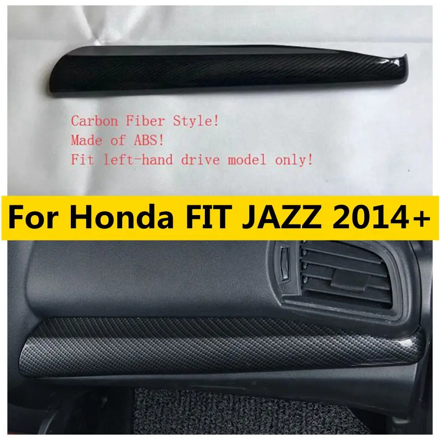 Co-pilot Central Control Instrument Decoration Panel Cover Trim Fit For Honda FIT JAZZ 2014 - 2018 Interior Accessories