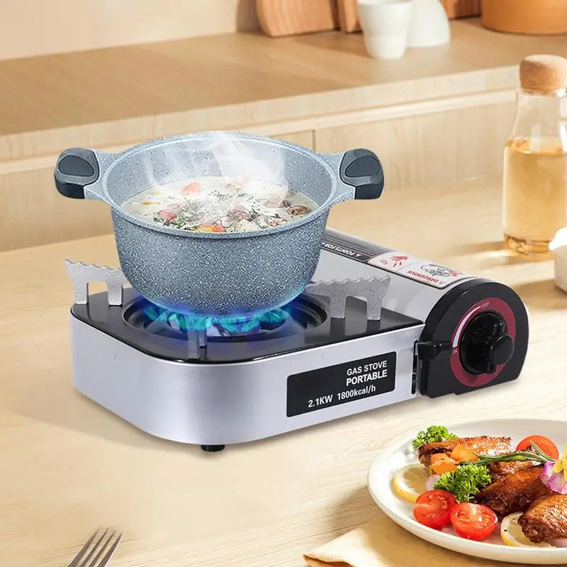 

Camp Stove Small Cooking Burner For Outdoor Camping Burner Frying Counter Heater Small Kitchen Accessories For Indoor Apartment