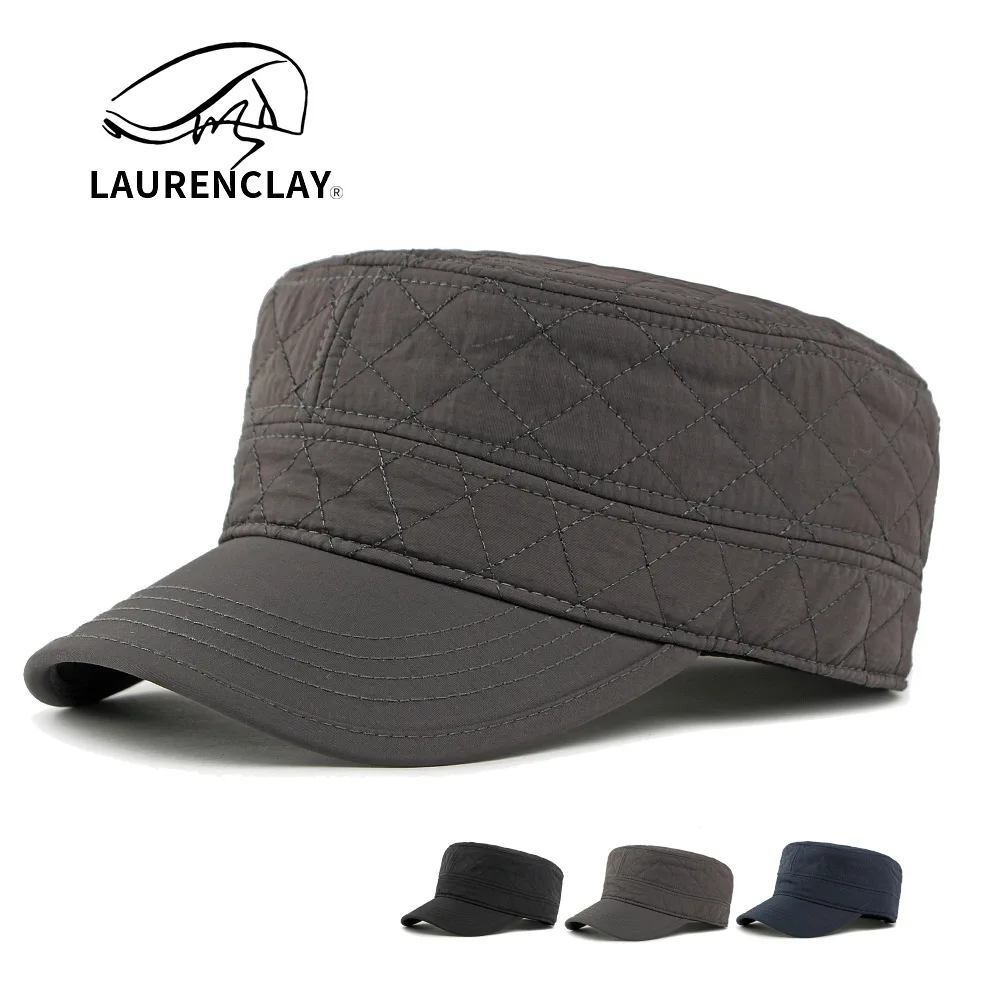 Fleece-lined And Thickened For Warmth, Fully Enclosed Cotton Hat, Outdoor Sun Protection Hat, Casual Military Hat