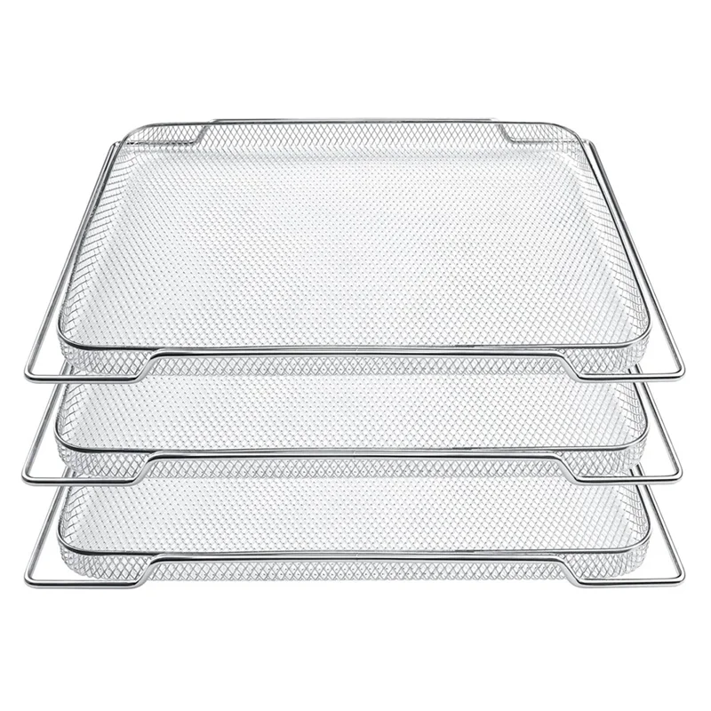 

BABZ-Air Fry Basket Replacement For Breville Smart Oven Air Fryer Pro BOV900BSS, Mesh Basket BOV900 Smart Air Fry Oven,3Pcs Dura