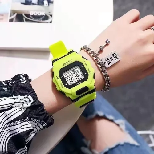 Reloj electrónico de moda para Hombre, deportivo juvenil, resistente al agua, Esfera Grande, Reloj de pulsera Digital para Hombre y mujer, Reloj para estudiantes