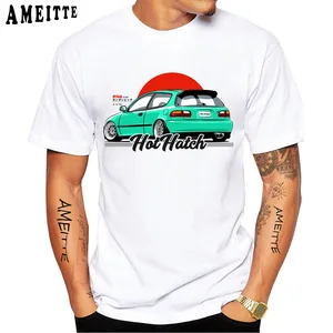 Klassiker Civic EP3 FD2 Typ R FN2 T-Shirts Neue Sommer Kurzarm JDM Legends T-Shirt Casual Boy Tops Sport Sport 6 Hauptverkäufe Honda Jdm Shirt - №3